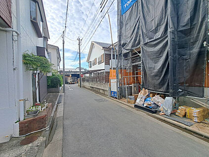現在建築中の新築住宅です！これから素敵な住まいが完成するのが
