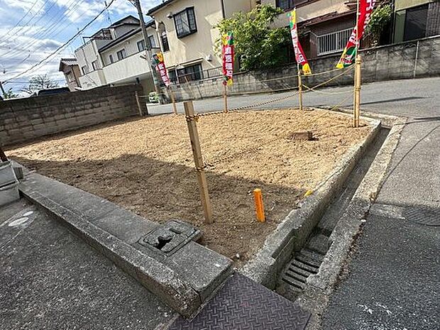 【【現地土地写真】】間取り図プランは一例のため、プランはお客様が自由に決定できます。お気軽にご相談ください。