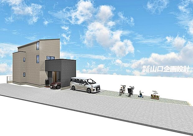 完成予想図 ※図面を基に描いたもので実際とは異なります。