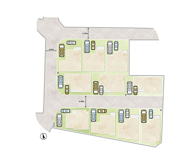 豊かな自然が魅力の「富田林市喜志町」に全10家族の新たな分譲地が誕生しました。お好きな区画形状や立地からお選びいただけます。詳細はお気軽にお問い合わせください。