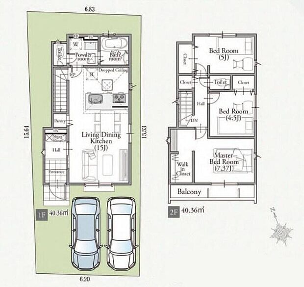 (1号棟)、価格6590万円、3LDK、土地面積101.51m2、建物面積80.72m2