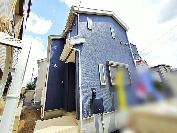 【現地外観写真】1号棟京王線「多磨霊園」駅徒歩４分、「東府中」駅徒歩12分♪西武多摩川線「白糸台」駅徒歩13分♪2路線3駅利用可能で通勤通学に便利です☆