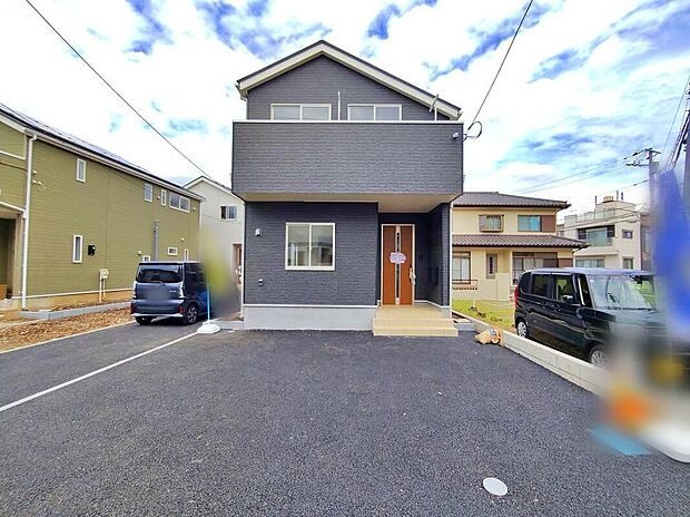 【現地外観写真】1号棟JR南武線「西府」駅徒歩8分♪京王線「分倍河原」駅徒歩11分♪「中河原」駅徒歩18分♪2路線3駅利用可能♪便利な駅チカ物件です☆