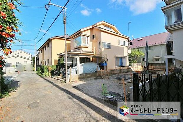 【現地外観写真】
JR中央線「東小金井」駅徒歩13分♪今なら建築中の様子をご覧になることができます☆地震に強いオリジナル工法を是非お確かめ下さい。