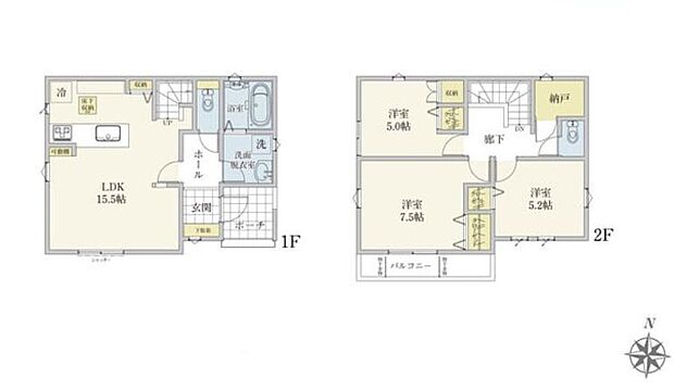 (１号棟)、価格6680万円、3LDK+S、土地面積112.26m2、建物面積85.29m2