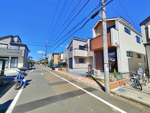 【【前面道路含む現地写真】】気になった物件すぐにご見学対応させていただきます♪平日・お仕事帰りなど、いつでもご案内可能です♪周辺環境と併せて、実際に現地をご確認ください♪