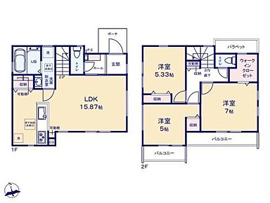 ◇収納充実！パントリー&amp;WIC完備でお部屋がスッキリ片付きます♪
◇家族とのコミュニケーションを育むリビングイン階段採用♪
◇雨の日にも大活躍な浴室乾燥機付き！ 