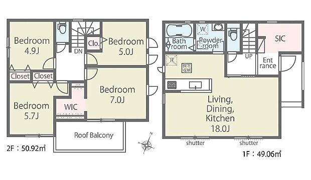 (2号棟)、価格3199万円、4LDK、土地面積219.97m2、建物面積99.98m2