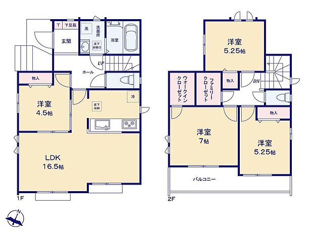 (A号棟)、価格3890万円、4LDK、土地面積112.02m2、建物面積94.81m2