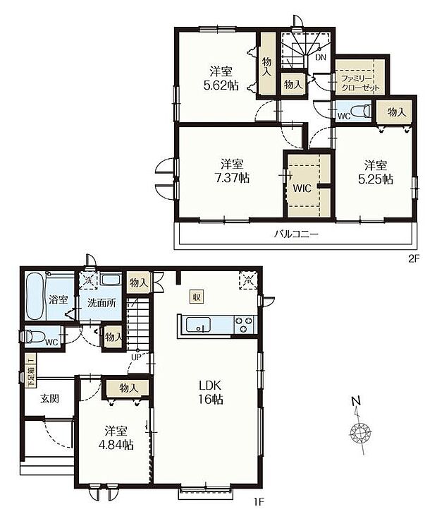 (A号棟)、価格3990万円、4LDK、土地面積141.87m2、建物面積101.63m2