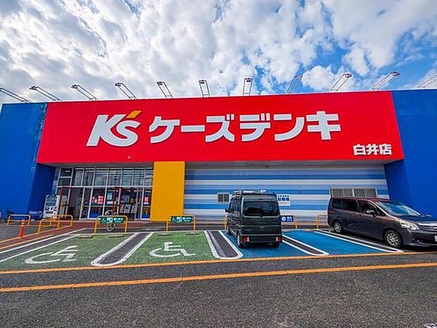 ケーズデンキ白井店(約300m)