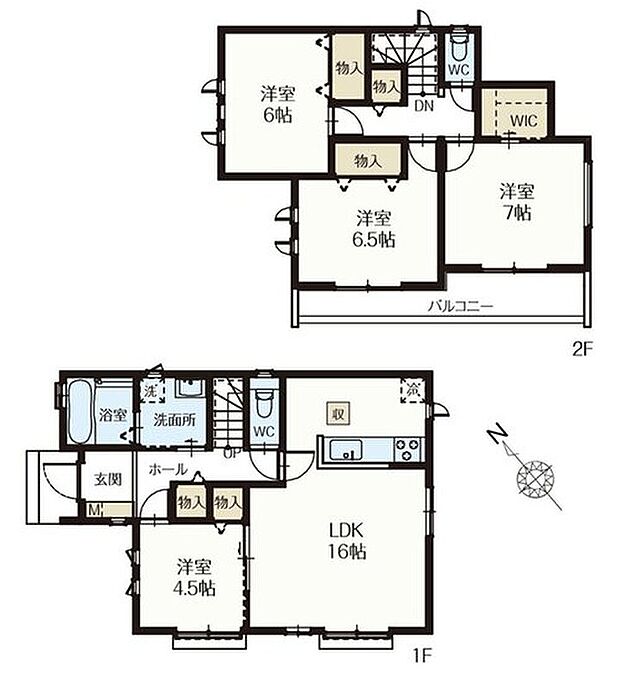 【4LDK】陽当たり重視で住まいをお探しの方には最適な角地プラン。
陽光溢れる快適な生活が実現します。