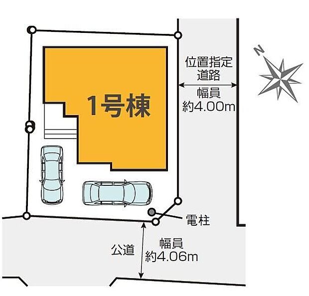 閑静な住宅地☆カースペースは2台分ご用意。空いたスペースは駐輪場としてもお使いいただけます◎