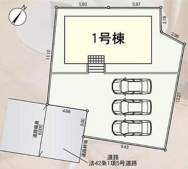 閑静な住宅地☆カースペースご用意。空いたスペースは駐輪場としてもお使いいただけます◎