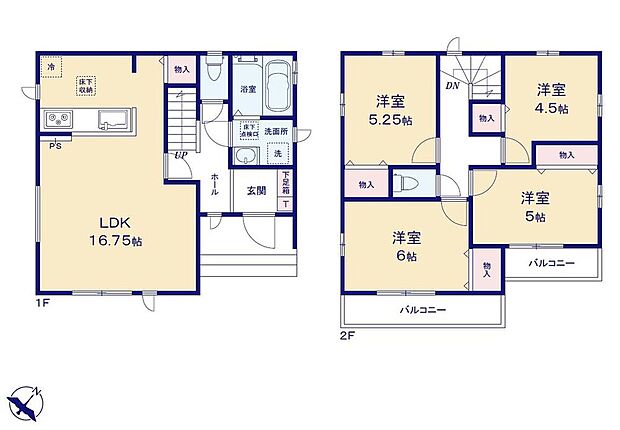 (A号棟)、価格3790万円、4LDK、土地面積112.18m2、建物面積89.42m2