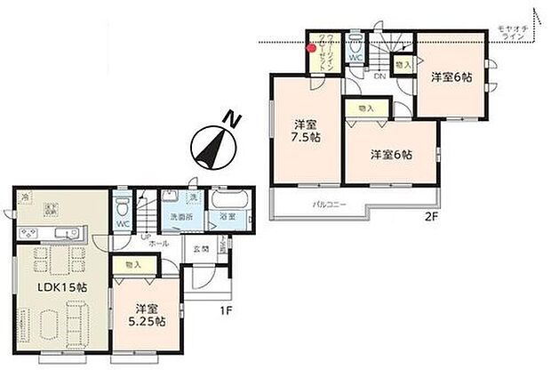 【4LDK】●家族とのつながりを意識した見通しのいいリビングは会話が弾んでみんなを笑顔にします！
●隣り合う洋室を開放すれば、ひときわ広々とした空間になるリビングダイニング
●全居室南向きで陽当たり良好♪