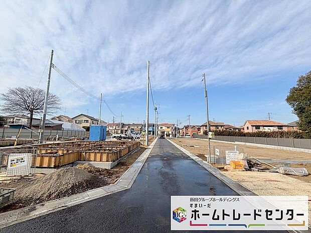 【分譲済街並み写真】◆資料送付・ご見学即対応！建物完成しておりますので、室内ご内覧いただけます♪ご不明点等、スタッフがしっかりと説明させていただきますので、安心して現地をご覧ください♪