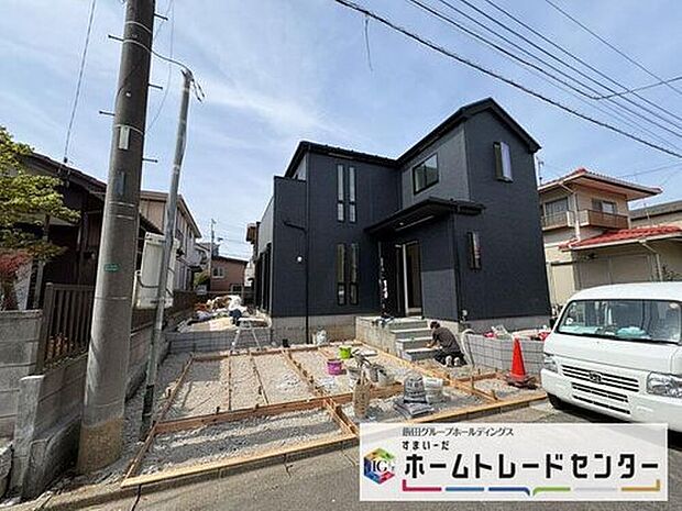 【現地外観写真】◆資料送付・ご見学即対応！建物完成しておりますので、室内ご内覧いただけます♪ご不明点等、スタッフがしっかりと説明させていただきますので、安心して現地をご覧ください♪