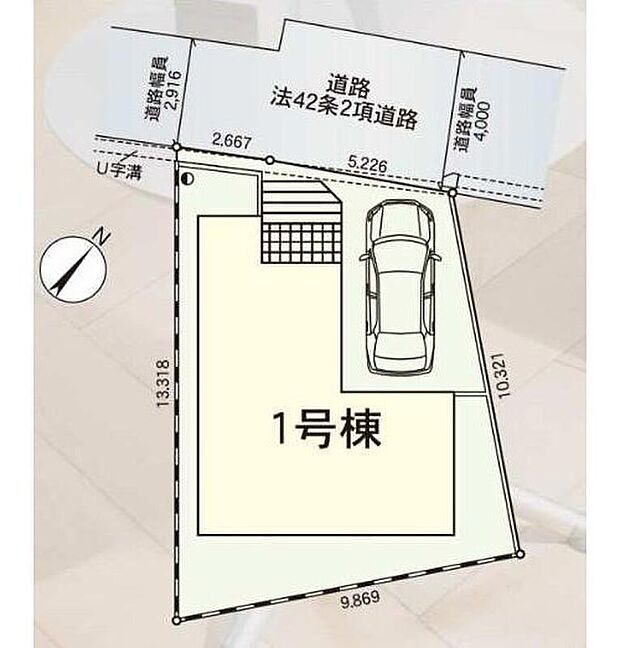 【全体区画図】閑静な住宅地☆カースペースご用意。空いたスペースは駐輪場としてもお使いいただけます◎