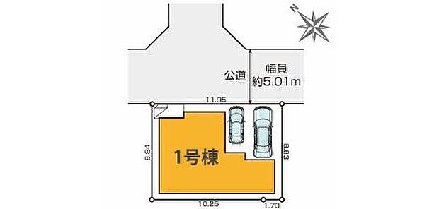 【全体区画図】閑静な住宅地☆カースペースは2台分ご用意。※車種制限がある場合がございます。