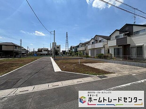 【前面道路含む現地写真】風通りもよく、見晴らしもよい立地です。