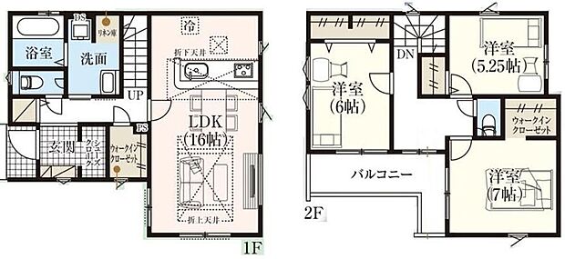 【3LDK】●SIC付きで玄関すっきり♪
●玄関近くに洗面スペースを設けた新生活仕様にフィットできる住まい
●ウォークインクローゼット2か所完備!増えがちな衣類やバッグなどを効率よく収納できます!
