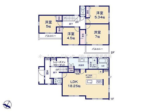 (1号棟)、価格9080万円、4LDK、土地面積178.65m2、建物面積105.16m2