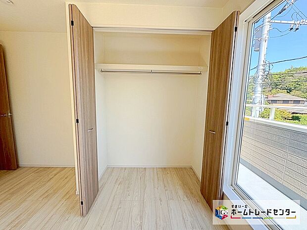 【【収納】】全居室に収納を完備しておりますので、居室の全空間を有効活用出来ます。自分好みのお部屋で、ゆったりお寛ぎ頂けます。