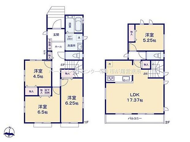 【4LDK】玄関近くに洗面所、帰宅後すぐに手が洗えます♪
全居室2面採光&収納完備♪
陽当たりが良く、人目も気にならない2階リビング☆
LDKはゆとりの17.37帖、人気の対面式キッチン!
ワイドバルコニー☆