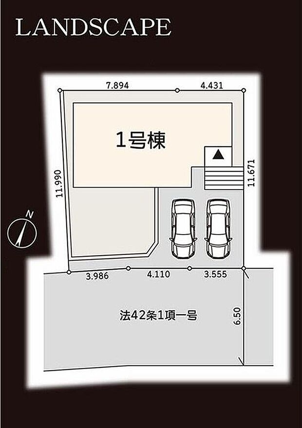 【全体区画図】限定1棟 新築分譲住宅です!
南東側6.5m公道に面します。
開放感溢れる街並み、ゆったりお過ごしいただけます♪