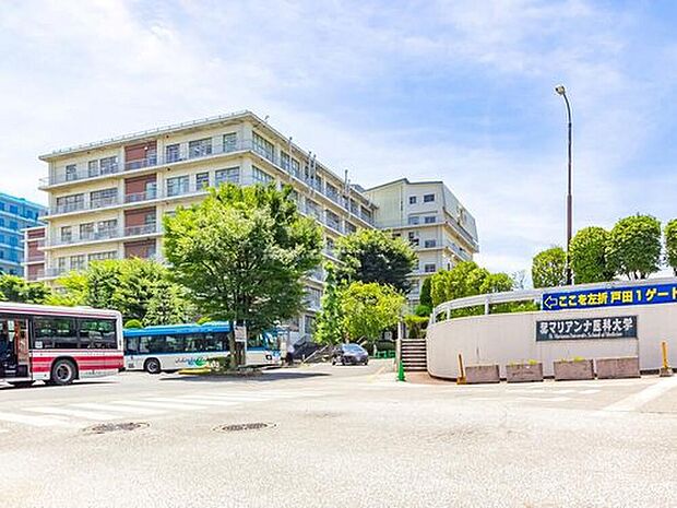 聖マリアンナ医科大学病院（約3,300m）