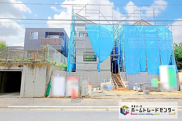 【現地外観写真】小田急小田原線「読売ランド前」駅まで徒歩２0分☆「生田」駅まで徒歩２１分☆新築分譲住宅　２棟のご紹介です☆