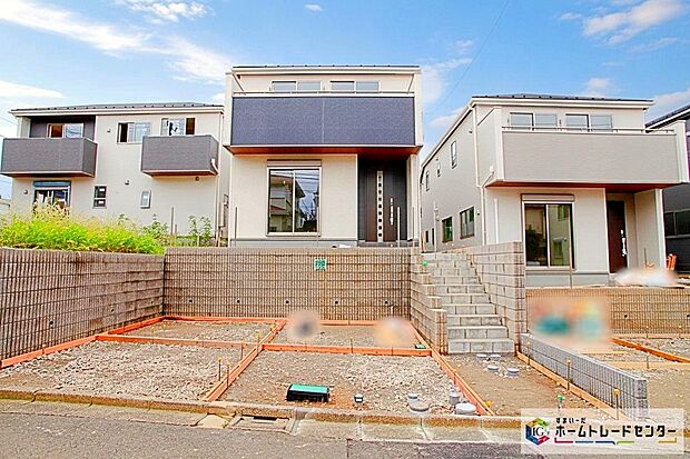 【3号棟 現地外観写真】全6棟の新規分譲住宅です☆お好きな間取り、カラーを見つけてください☆