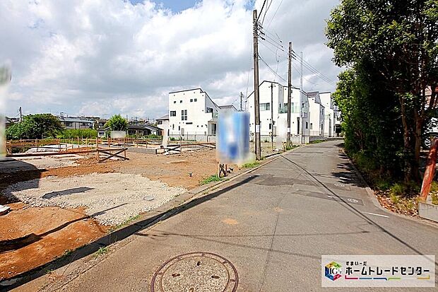 【前面道路含む現地写真】東急田園都市線「市が尾」駅まで徒歩10分!全6棟 新築分譲住宅、ラスト4棟となりました☆