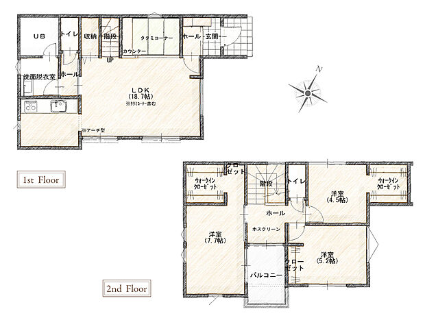 1号棟　間取り図