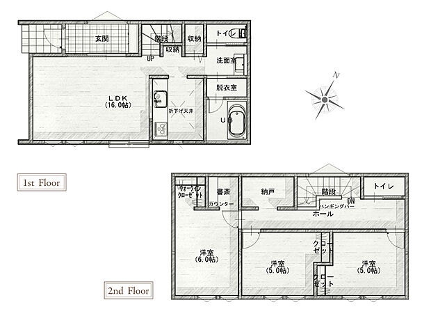 1号棟 間取り図