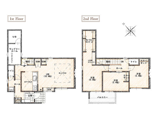 1号棟　間取り図
