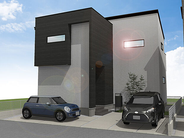 【2号棟 完成イメージパース】※イメージのため実際と異なる場合があります。