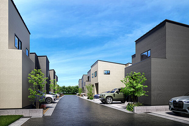 利便性にも恵まれた家族の理想を叶えるスマートな街（イメージパース）