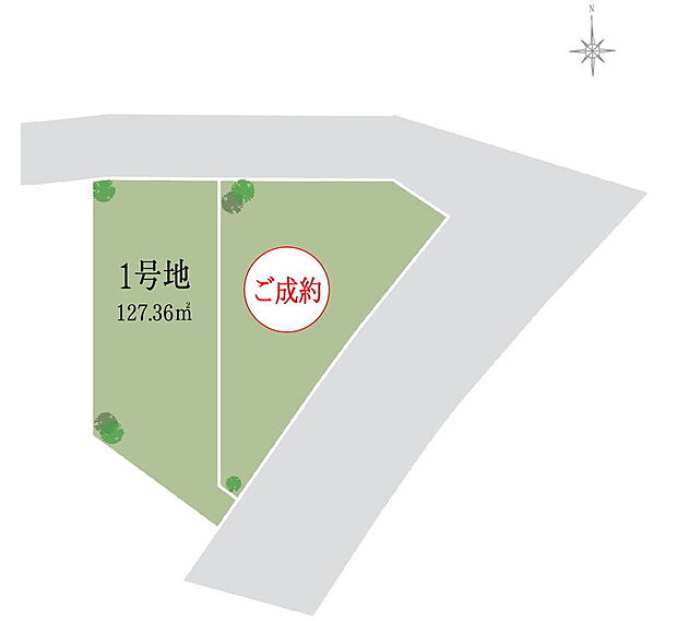 【【区画図】】自由設計可能なので、こだわりの住まいづくりを楽しめます！
