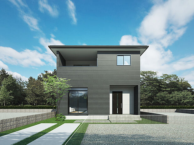 【計画段階CG/C号地(Qシリーズ)】LDKは約19.3帖でゆったり。豊富な収納が嬉しい3LDKです。一部家具とリビングエアコン付き。主寝室は約8帖!バルコニーは屋根付きで急な天候変化も安心です。