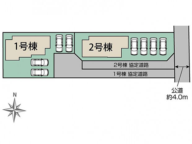 沼津市下香貫木ノ宮2棟 区画図