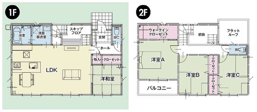 タマタウン東梶返1号地　間取り