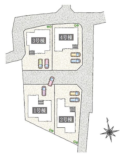 タマタウン富士宮黒田　区画図