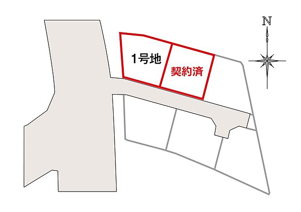 タマタウン有帆 区割り図