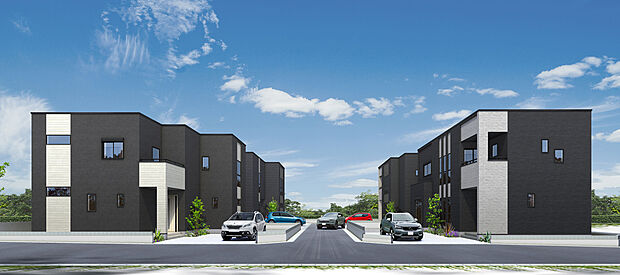 タマタウン富士宮黒田 完成イメージ 外観パース