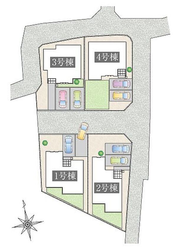 タマタウン富士宮黒田 区画図