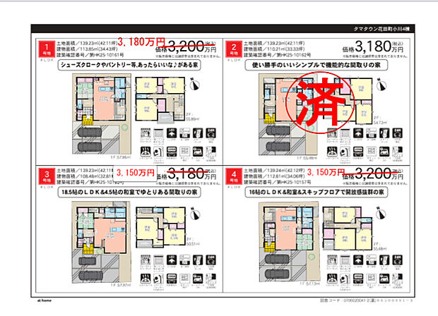 注文品質のタマホーム建売住宅は将来の暮らしにも対応できる間取りです。家族構成の変化に柔軟に対応できます!各居室にクローゼットも完備しており、子供が成長しても快適に過ごせる環境を提供します♪