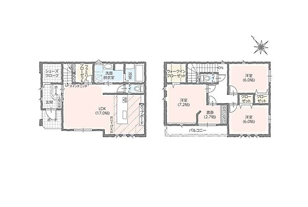 ■間取図（2号棟）