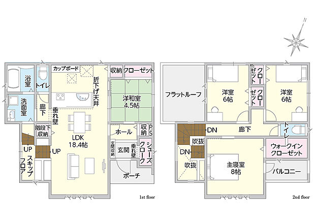 タマタウン大内中央II1号地　間取り図